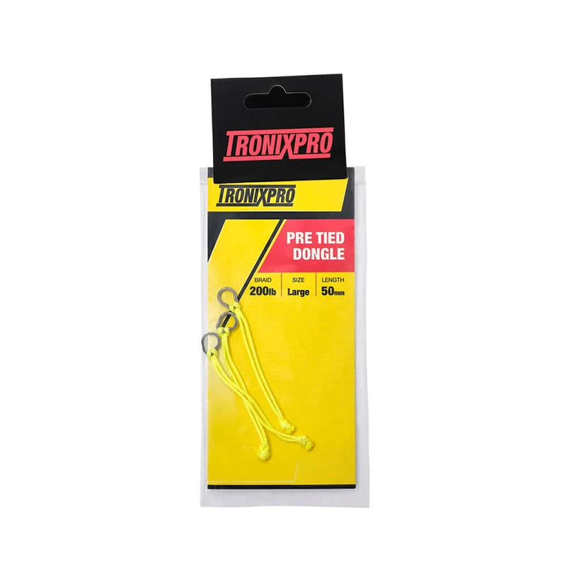 TronixPro Pre-Tied Dongle Rigs Yellow
